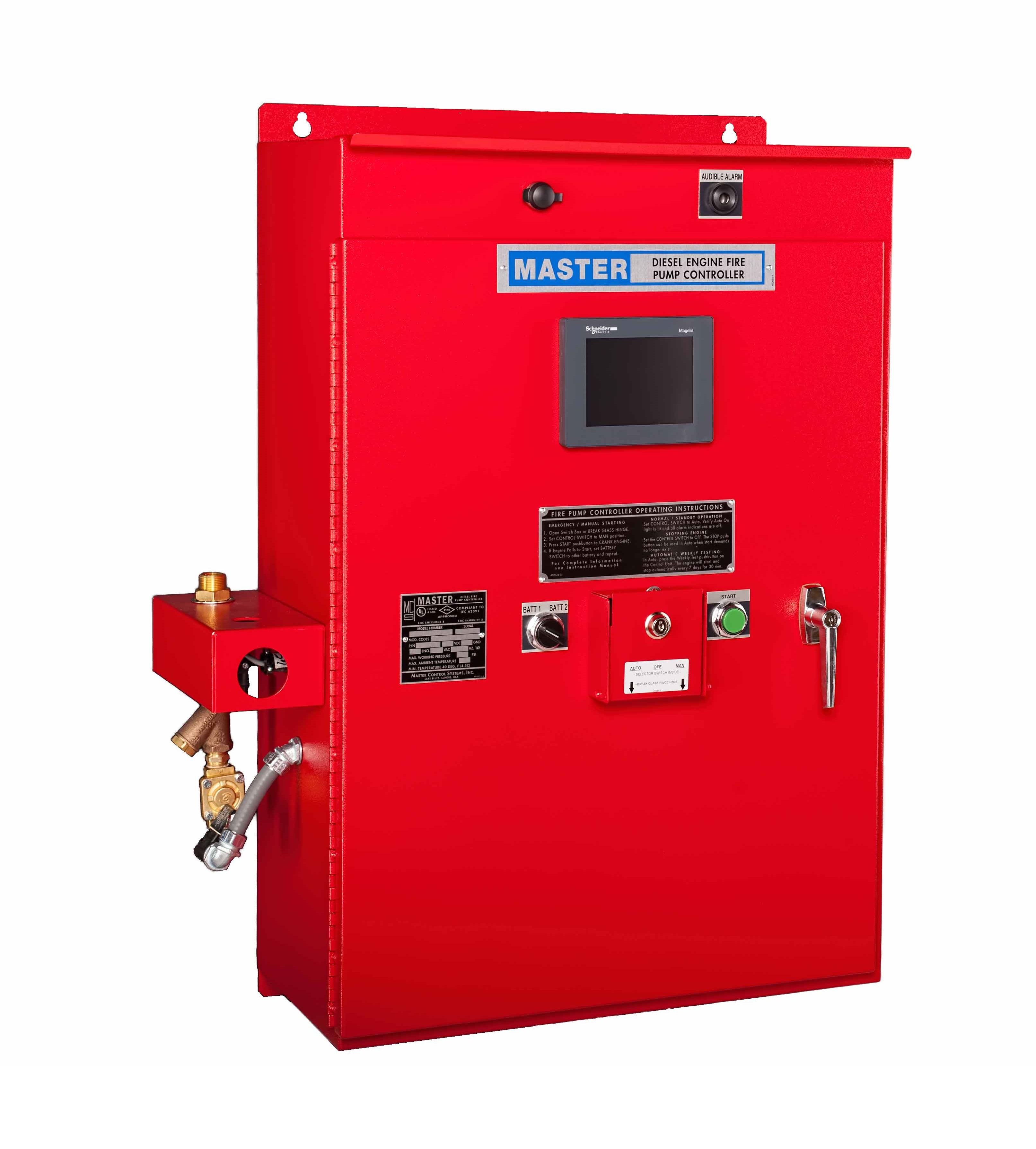 Enhanced Diesel Fire Pump Controller - Closed Door
